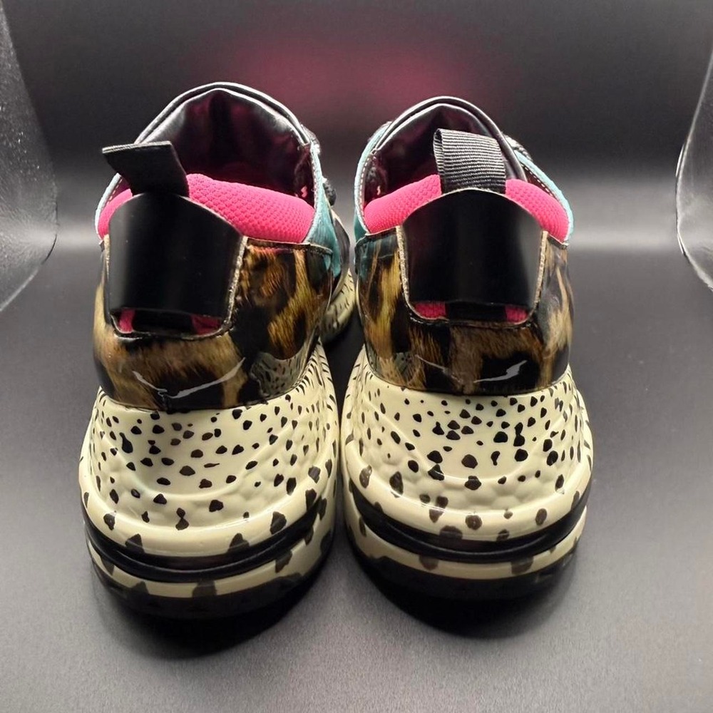 Steve Madden "Cliff" multi-color sneakers - sz 8 - Picture 4 of 5